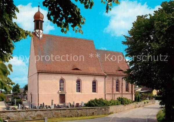 Eschenbach Wolframs Sebastianskirche am Friedhof