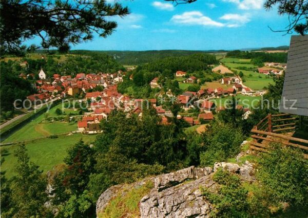 Waischenfeld Landschaftspanorama Fränkische Schweiz