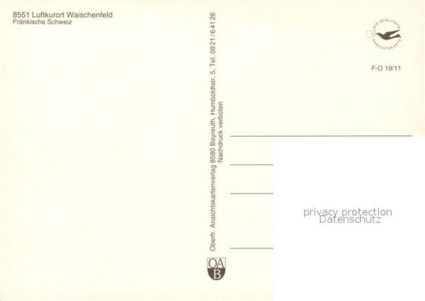 Waischenfeld Landschaftspanorama Fränkische Schweiz – Bild 2