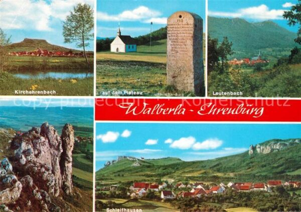 Kirchehrenbach Landschaftspanorama Walberla Ehrenbürg