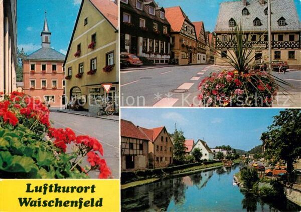 Waischenfeld Ortsmotive Altstadt Partie an der Wiese
