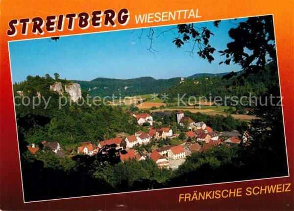 Streitberg Oberfranken Panorama Wiesenttal Naturpark Fränkisch