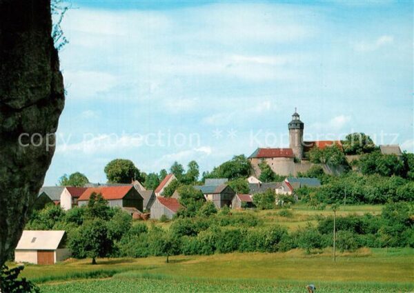 Sanspareil Ortsansicht mit Burg Zwernitz markgräfl
