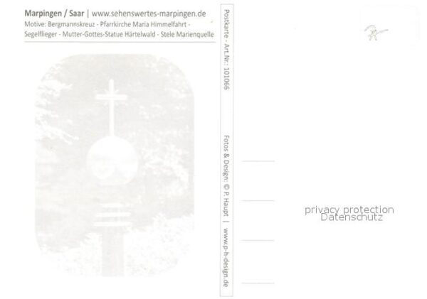 Marpingen Bergmannskreuz Pfarrkirche Segelflieger – Bild 2