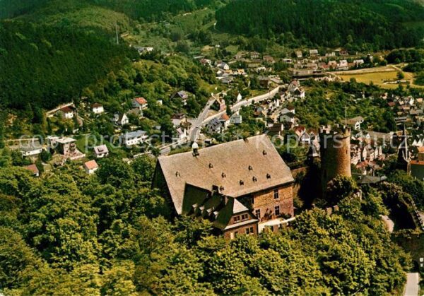 Biedenkopf Schloss Fliegeraufnahme