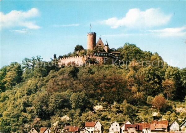 Biedenkopf Blick zum Schloss Cafe Restaurant Schlo