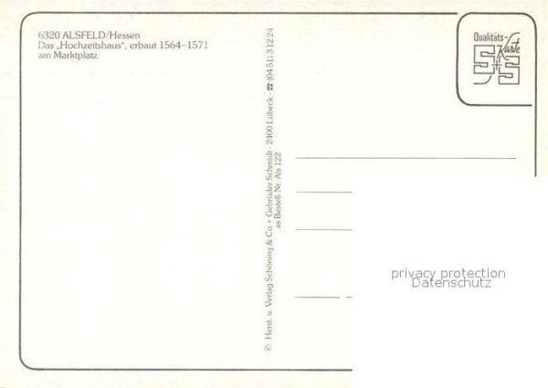 Alsfeld Hochzeitshaus 16. Jhdt. Historisches Ge – Bild 2