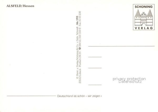 Alsfeld Markt Rathaus Fachwerkhäuser Altstadt H – Bild 2