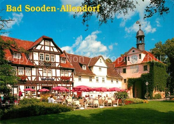 Bad Sooden-Allendorf Blick zum Söder Tor Gaststätte Gartente