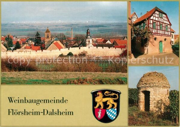 Dalsheim Panorama Weinbaugemeinde Fachwerkhaus W