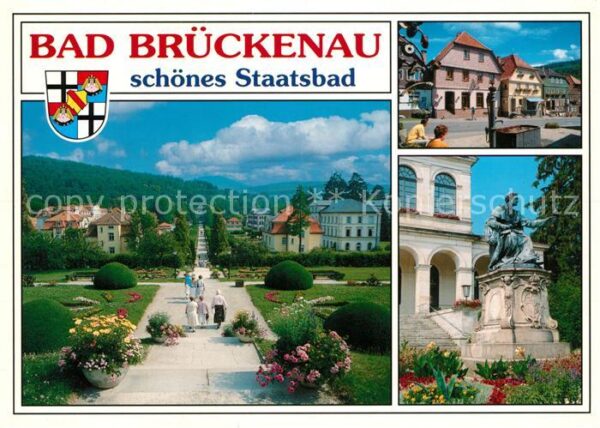 Bad Brueckenau Kurpark Innenstadt Denkmal