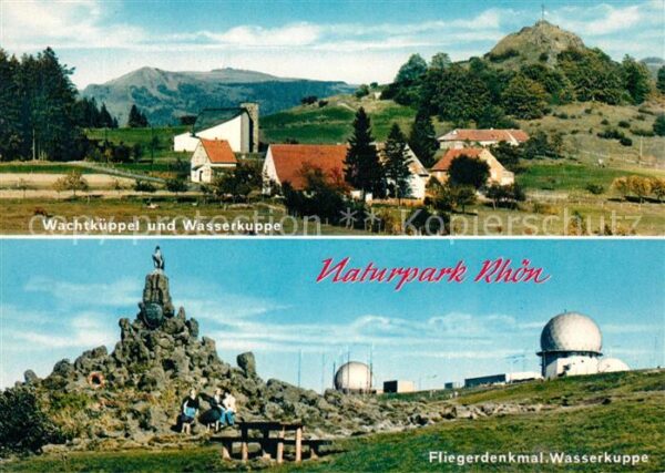 Wasserkuppe Rhoen Fliegerdenkmal Wachtküppel Landschaftsp