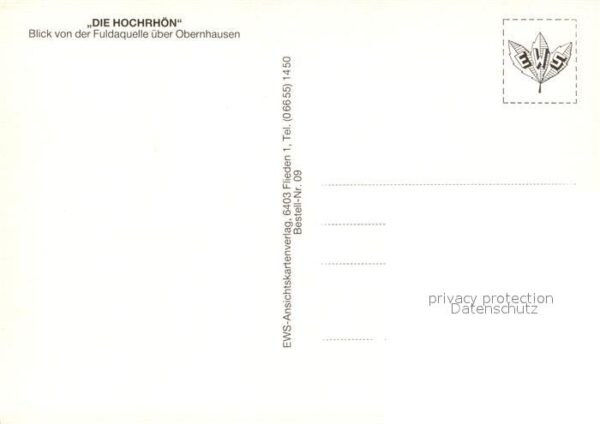 Obernhausen Landschaftspanorama Hochrhön Blick von – Bild 2
