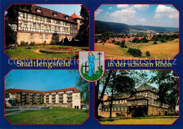 Stadtlengsfeld Burg Klinik Landschaftspanorama