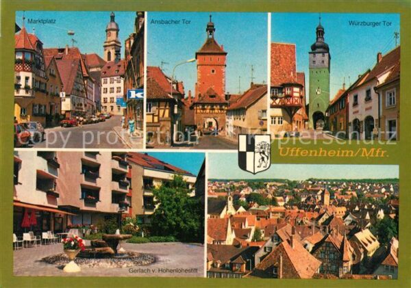 Uffenheim Marktplatz Ansbacher Tor Würzburger Tor