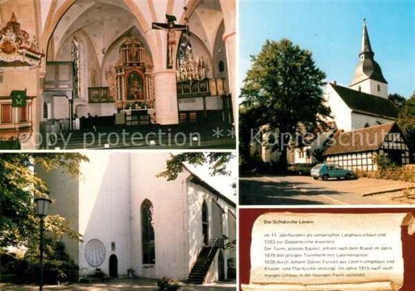Levern Stiftskirche Innenansicht