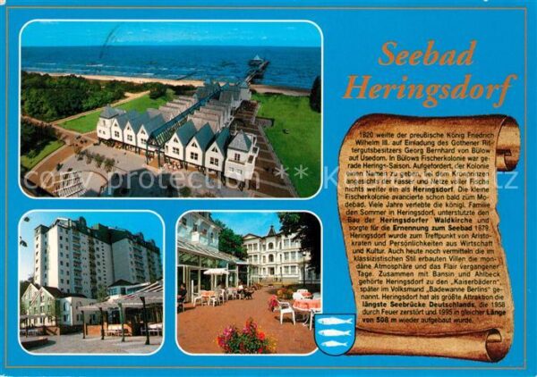 Heringsdorf Ostseebad Usedom Hotels Strassencafes Ferienhäuser Stran