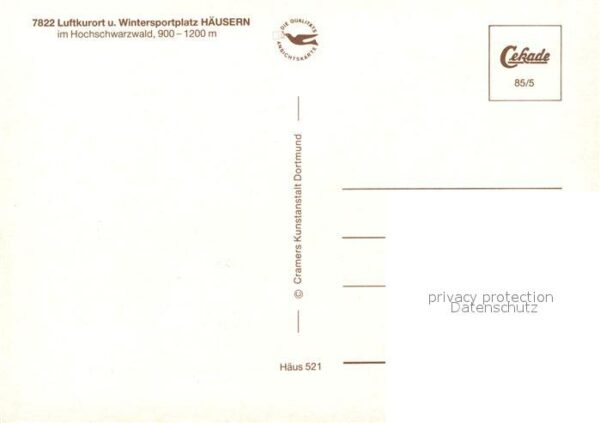Haeusern Schwarzwald Teilansichten Luftkurort Hotel Restaura – Bild 2