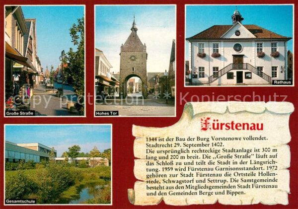 Fuerstenau Osnabrueck Grosse Strasse Hohes Tor Rathaus Gesamt
