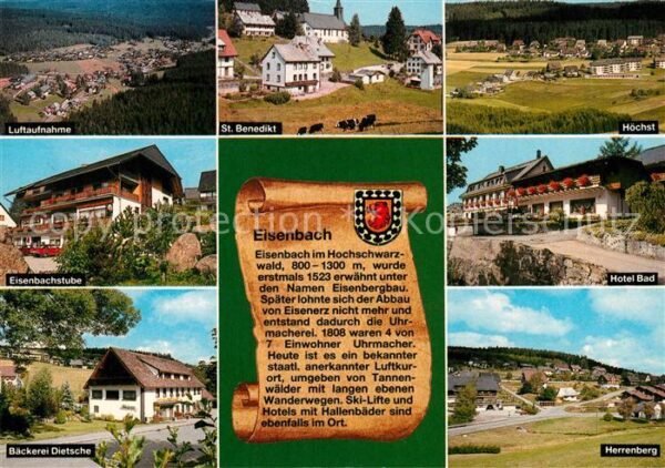 Eisenbach Schwarzwald Luftaufnahme Eisenbachstube Bäckerei St