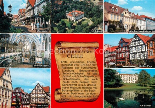 Celle Niedersachsen Stechbahn Schlosskapelle Markt Schloss