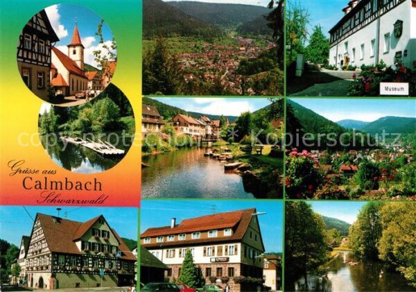 Calmbach Enz Ortsansichten Museum Landschaftspanoram