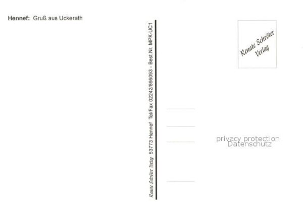 Uckerath Landschaftspanorama Kirche Hauptstrasse – Bild 2