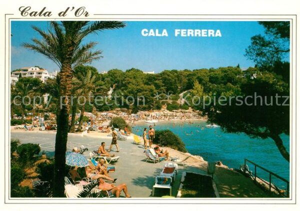Cala Ferrera Bucht Strand