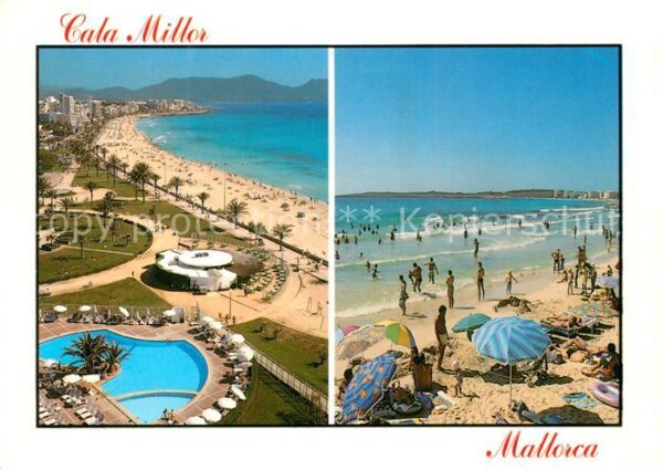 Cala Millor Mallorca Strand Hotelanlagen Fliegeraufnahme
