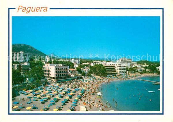 Paguera Mallorca Islas Baleares Detalle de sus playas Strand Hotels Fli