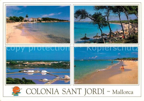 Colonia de Sant Jordi Strand Küste Salinen