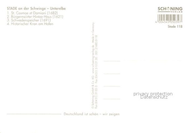 Stade Niederelbe St Cosmae et Daminai Kirche Bürgermeist – Bild 2