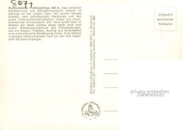 Weissenstadt Landschaftspanorama See Luisenburg Köss – Bild 2
