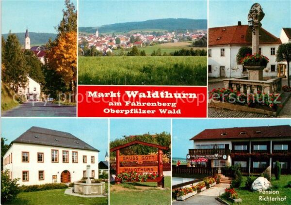 Waldthurn Cafe Pension Richterhof Brunnen Ortsstr