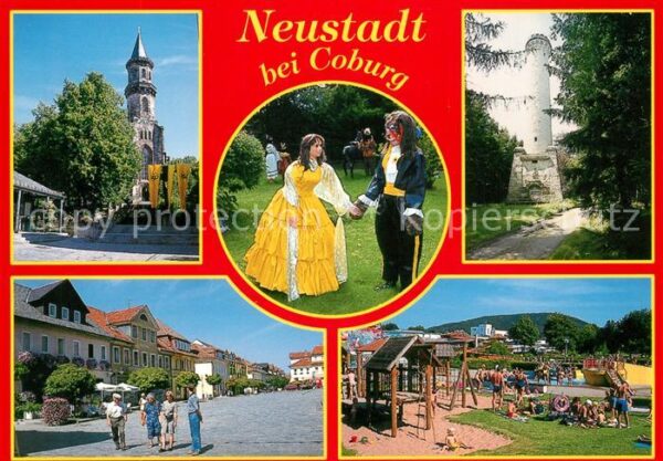 Neustadt Coburg Kirche Märchenpark Prinzregententurm Ma