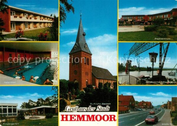 Hemmoor Altenheim Hallenbad Kindergarten Kirche