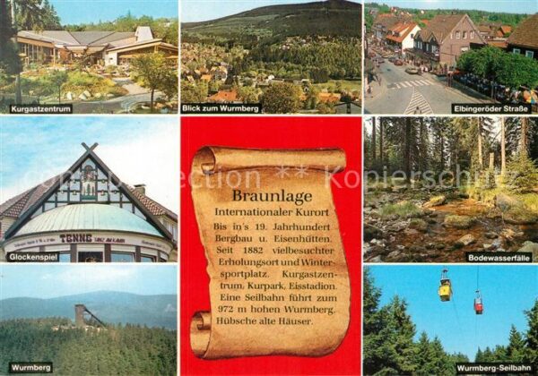 Braunlage Kurgastzentrum Panorama Blick zum Wurmb