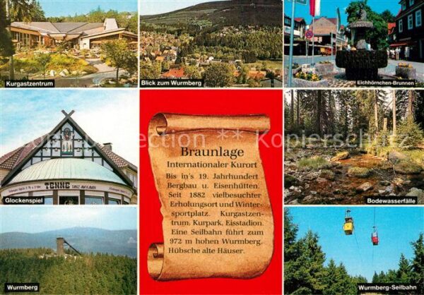 Braunlage Kurgastzentrum Panorama Blick zum Wurmb