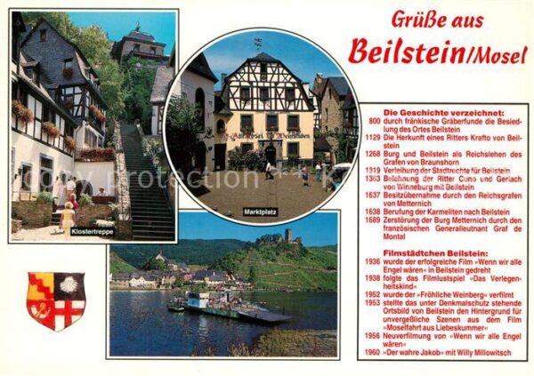 Beilstein Mosel Klostertreppe Marktplatz Moselfähre Bur
