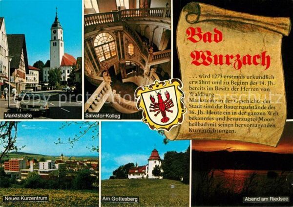 Bad Wurzach Marktstrasse Kirche Salvator Kolleg Kur