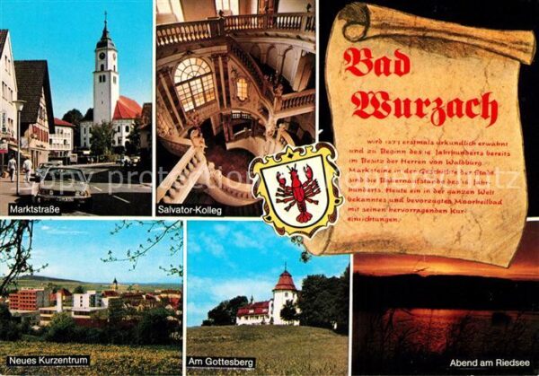 Bad Wurzach Marktstrasse Kirche Salvator Kolleg Kur
