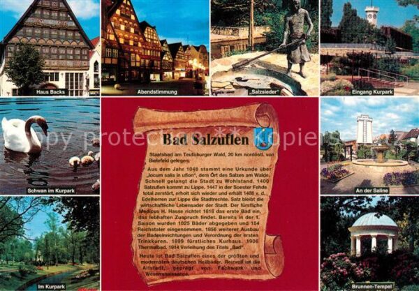 Bad Salzuflen Haus Backs Historisches Gebäude Abendst