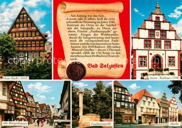 Bad Salzuflen Haus Backs Historisches Gebäude Rathaus