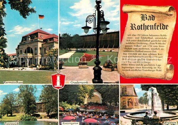 Bad Rothenfelde Kurmittelhaus Gradierwerk Ententeich Ko