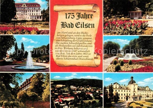 Bad Eilsen Kurhotel Kurpark Wasserspiele Schloss B