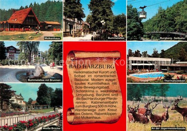 Bad Harzburg Molkenhaus Bummelallee Brunnen Weisse B