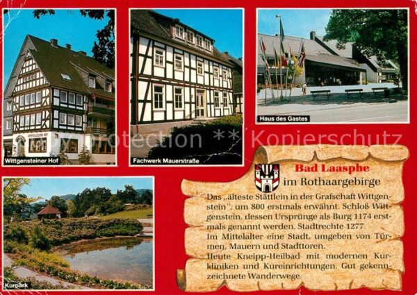 Bad Laasphe Wittgensteiner Hof Fachwerk Mauerstrass
