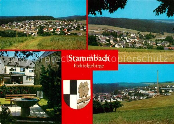 Stammbach Panorama Erholungsort im Fichtelgebirge