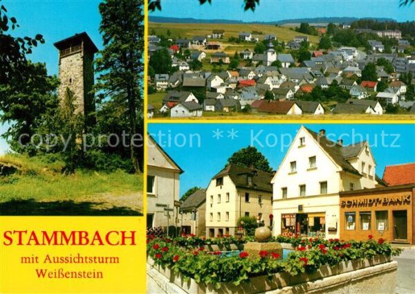 Stammbach Aussichtsturm Weissenstein Brunnen Teil
