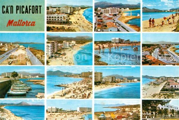 Can Picafort Mallorca Strand Küstenpanorama